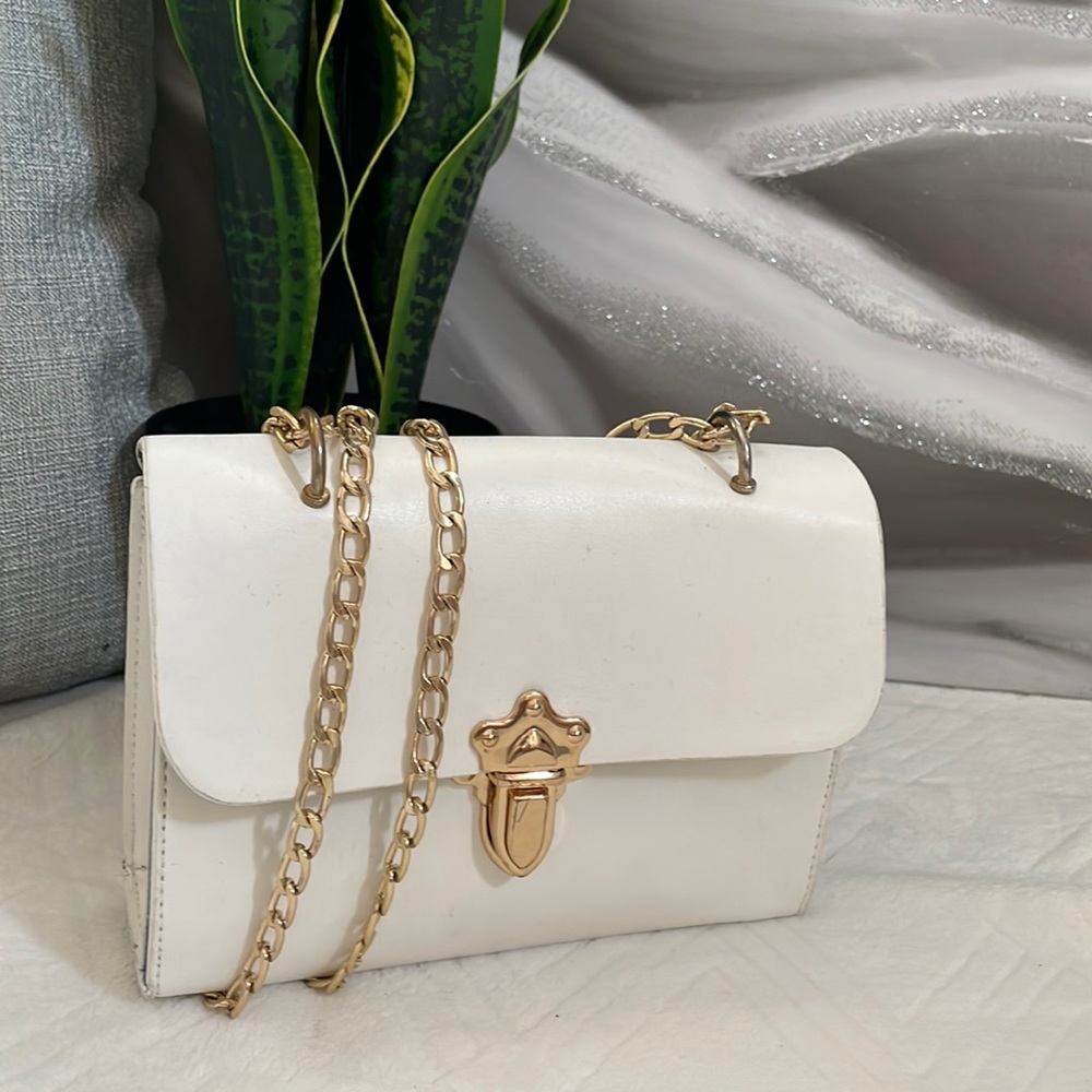 Pretty White Bag